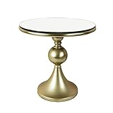 LYLY Tortenständer Europäischer Tortenständer Goldener Spiegel Cupcake Ständer Dessert Display Obst Serviertablett Platte für Hochzeit Geburtstag Teeparty Dessert Stand (Größe: klein)