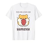 Süßes Hamster T-Shirt für mit Zwerg Hamster & Strawberry