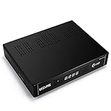 Hitube Combo Plus 4K UHD Sat Receiver,Linux Engima 2 Satelliten Receiver Twin Tuners with DVB-S2X and DVB-C/T2,IR Extender HDMI Cab