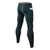 routinfly Herren Laufhose Stretch Fitnesshose Sport Plus Samt Bottom Zughose Thermohose Lange Unterhose Winter W