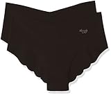 Sloggi Damen Zero Microfibre H Hipster C2P, Schwarz (Noir), Gr. 40 (Herstellergröße: 000L/L FR), 2er Pack