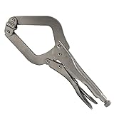 12-Zoll- großer Mund- Klemmverriegelungszange mit Swivel- Pads breites Mundschweißen C-Typ-Lise-Griff-Werkzeuge (Color : 45 Degree Mouth)