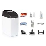 Selfio Enthärtungsanlage Watersoft 15 Premium Wasserenthärtungsanlage Set mit 100 kg Regeneriersalz Entkalkungsanlage zur Härtestabilisierung Antikalkanlage für 1-4 W