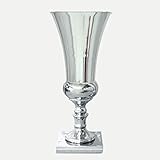 FAGavin Deko Metallvase Hochzeit Haupttisch Requisiten Wohnzimmer Hotel Clubhaus Silber Blumenschmuck Dekorative Ornamente (Size : M)