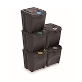 Prosperplast Multicolored, One Size GAME 5 Prosper 125L Recycling-Behälter aus Kunststoff SORTIBOX