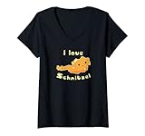 Damen I LOVE SCHNITZEL ICH LIEBE SCHNITZEL AUS ÖSTERREICH T-Shirt mit V