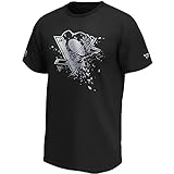 Fanatics NHL Logo Shatter T-Shirt Pittsburgh Penguins Black/Silver (XL)