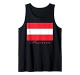Österreichische Flagge Souvenir Tank Top