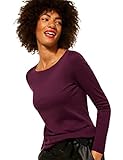 Street One Damen New Lanea T Shirt, High Ruby, 42 EU