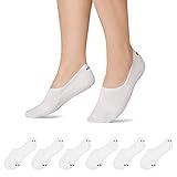 Snocks Sneaker Socken Damen Weiß Größe 39-42 6x Paar Sneaker Socken Herren Damen Sneaker Socken Füßlinge Damen Sneakersocken Ballerina Socken D