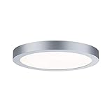 Paulmann 70983 LED Panel Abia eckig incl. 1x22 Watt Deckenlampe Chrom matt Lichtpanel Kunststoff Deckenlicht 2700