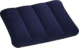 Jilong Avenli I-Beam Pillow 48x34x12 cm Reisekissen Luftkissen Kopfkissen aufblasbares Velour Kissen, Nackenk