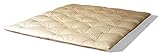 Futon Shiatsu oder Shiatzu Matratze 140x200, aus 100% Reiner Baumwolle, ca. 4-5 cm hoch, faltbares Futon, auch für Massage, Yoga oder Camping