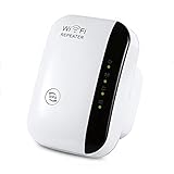 Docona 300M WLAN-Repeater,WiFi Signalverstärker Wireless Repeater 300M WiFi Enhancer WiFi Range Extender für Home Office EU Steck