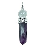 Harmonize Amethyst Stein 6 Sided Bleistift Reiki Heilstein Edelstein Geistigen Zauberstab Anhäng