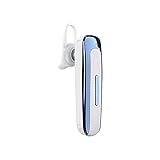 New Bluetooth-Headset - Wireless Freisprech Wasserdicht 5.0 In Ear Bluetooth Headset mit Mikrofon Ultraleichte kabellose EIN-Ohr Kopfhörer für Business Büro Fahren (04-Weiß)