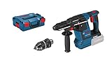 Bosch Professional 18V System Akku Bohrhammer GBH 18V-26 F (ohne Akkus und Ladegerät, inkl. Zusatzhandgriff, Tiefenanschlag, Maschinentuch, Wechselfutter SDS plus, in L-BOXX)