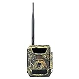 PNI Hunting 350C Wildkamera Fotofalle mit Bewegungsmelder Nachtsicht 12MP 1080P Full HD 100° Weitwinkel mit Internet, optionaler SMS, Foto am Telefon, E-Mail Infrarot No Glow LEDs und IP66