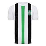 Score Draw Herren Retro - Trikot Borussia Mönchengladbach | Heimtrikot 1973 in Weiß, Größe: XL