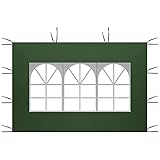 Seitenteile Pavillon, Pavillons Seitenwand, 3 x 2 m Pavillon Seitenteile, Wasserdicht, 210D-Oxford-Stoff, Gartenschirm, Shelter Sichtschutz, Pavillon Seitenteile Fenster,Only One S