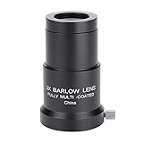 EBTOOLS Barlow 1,25 - Astronomy Telescope Okular 3X 1,25 '' Barlowlinse für Okular Vollb