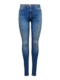 ONLY Damen Onlpaola Hw Dnm Azg0007 Noos Skinny Jeans, Blau (Medium Blue Denim), 34/XL