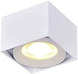 BTKQIQQQQQ Einbauleuchte 7W LED Super Bright Anti-Glare Square Panel Square Panel Lampe Alumi-Flutlicht Innenbeleuchtung Deckeneinbau-Wandstrahler Kleine Deck