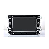 XINLEI Autoradio Doppel Din 2Din Autoradio DVD Player Fit for VW Golf 5 6 Touran Passat B6 B7 Sharan Jetta Polo Tiguan Skoda Seat GPS Autoradio(Color:with Rear Camera)