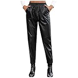 Damen Jogginghose Lange Yoga Hosen Loose Casual Sportbekleidung Yoga Jogginghosen Mit Taschen Hoch Taillierte Jogginghose Yoga Lounge Hosen H