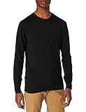 Scotch & Soda Mens - Classic crewneck pull Pullover Sweater, Black 0008, M