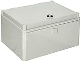 Schaltschrank UNI-mini mit Schloss 300x200x160mm Aufputz Verteilerschrank Industriegehäuse Schaltkasten 43.01 IP65 5900