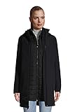 Lands' End Damen 3-in-1-Mantel lang - Schwarz - Groß