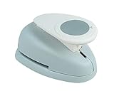 Rayher Hobby 8961400 Motivstanzer Rund/Kreis, ø 5,08 cm- 2 Zoll, geeignet für Papier/Karton bis zu 200g/m², Weiß