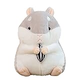 Bilbull 32CM entzückende Kawaii Hamster weiches Plüschtier Puppe süße Stofftier Geschenke Kissen Hausdek