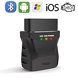 Beizkna OBD2 Bluetooth 4.0 Diagnosegerät Scanner für iPhone iOS Android PC iPad, Auto OBD2 Codeleser Adapter für Check Engine Licht mit Torque App