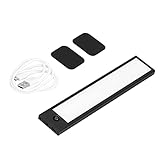 Liujaos Schrankleuchte, 6000K USB wiederaufladbare Schrankleuchte für Schrank für Garderobe für Schuhregal für Garderob
