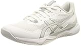 ASICS Damen Gel-Tactic 2 Volleyball-Schuh, White Pure Silver, 43.5 EU