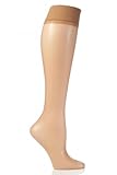 FALKE Damen Kniestrümpfe Shelina, Polyamid, 1 Paar, Beige (Sun 4299), 39-42 (UK 5.5-8 Ι US 8-10.5)