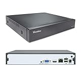 Westshine 4K NVR 10-Kanal-Netzwerkvideorecorder, 4K/6MP/5MP/4MP/1080P 10CH-Sicherheits-NVR, einfache Fernansicht, P2P-Bewegungserkennung, unterstützt bis zu 10x4K IP-Kameras(Enthält Keine Festplatte)