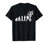 Holzfäller-Hemd - Axt Förster Evolution Bäume Fällen T-S