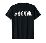 Eishockey Evolution Geschenk Eishockeyspieler Hockey T-S