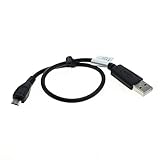 GIGAFOX® USB Sync-Kabel, Ladekabel, Datenkabel (Micro-USB) 0,3m schwarz // für Ihr Odys Rapid 7 Black Edition | Rapid 10 LTE | Kiddy 8 | Junior Tab 8 Pro | Vito Tablet //