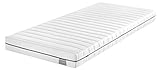 Traumnacht Basis Kaltschaummatratze, mit 7-Zonen-Schnitt für alle Schlaftypen H3, 140 x 190 cm, weiß