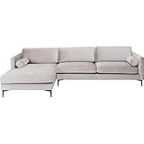 Kare Design Ecksofa Variete Grau Links 160x288