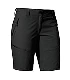 Schöffel Shorts Toblach2, leichte und kühlende kurze Wanderhose mit elastischem Stoff, vielseitige Outdoor Hose mit optimaler Passform und praktischen Taschen Damen, asphalt, 40