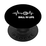 Basketball Herzschlag Pulse Balls My Life Hoop Team Baller PopSockets mit austauschbarem PopGrip