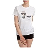 KARL LAGERFELD Damen T-Shirt ikonik White S