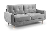 Honeypot - Sofa – Aurora – Ecke – 3-Sitzer – 2-Sitzer – Grauer Stoff (3-Sitzer)