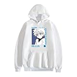 cshsb Anime Hunter X Hunter Killua Hoodie Baumwolle Pullover Streetswear Kapuzenpullover Sweatshirt Cosplay,A,XXS