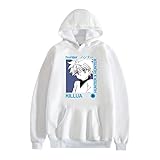 cshsb Anime Hunter X Hunter Killua Hoodie Baumwolle Pullover Streetswear Kapuzenpullover Sweatshirt Cosplay,A,XXS